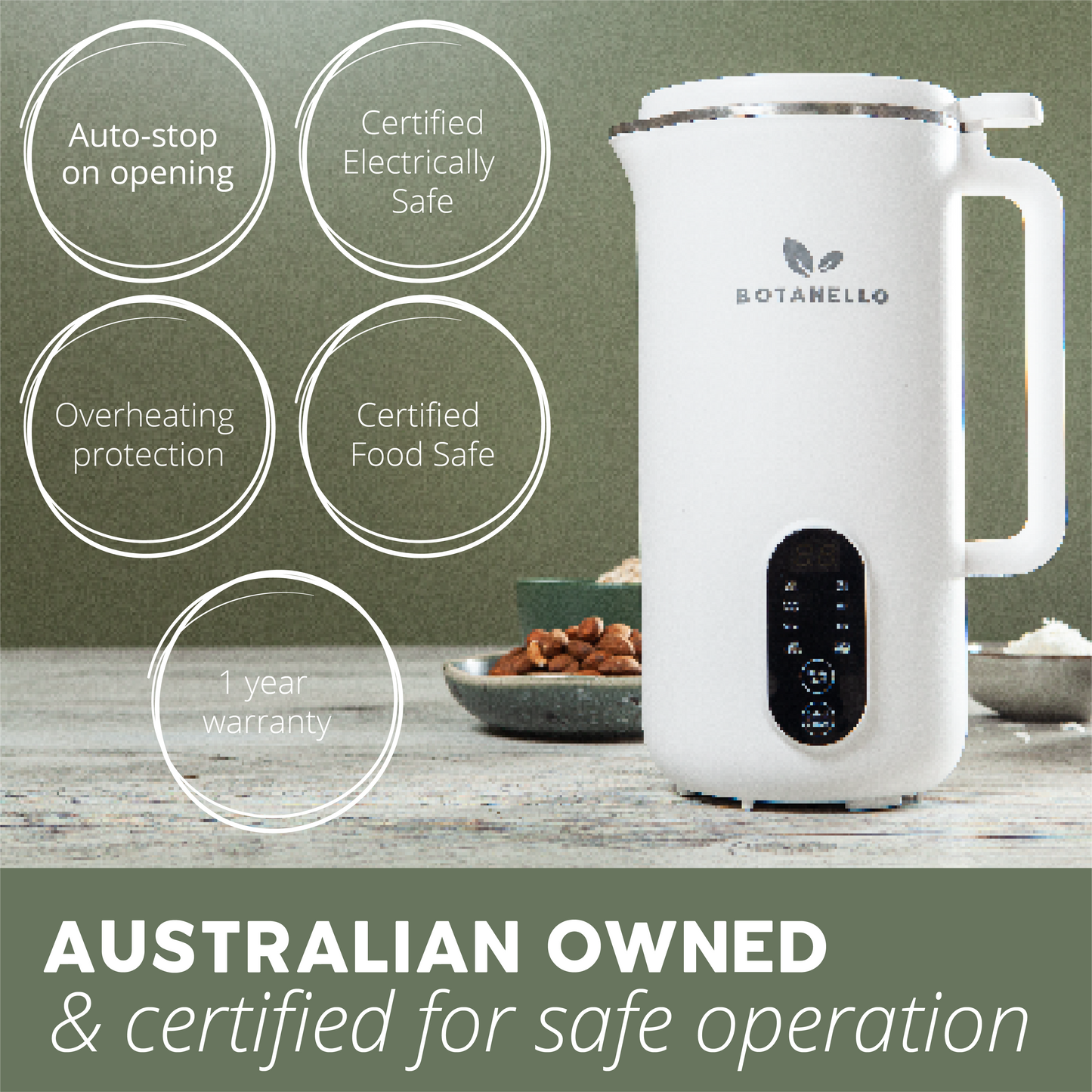 Plant-Perfect Vegan Milk Maker 560ml White